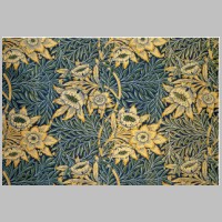'Tulip and willow' textile design by William Morris, produced by Morris, Marshall, Faulkner & Co7.jpg